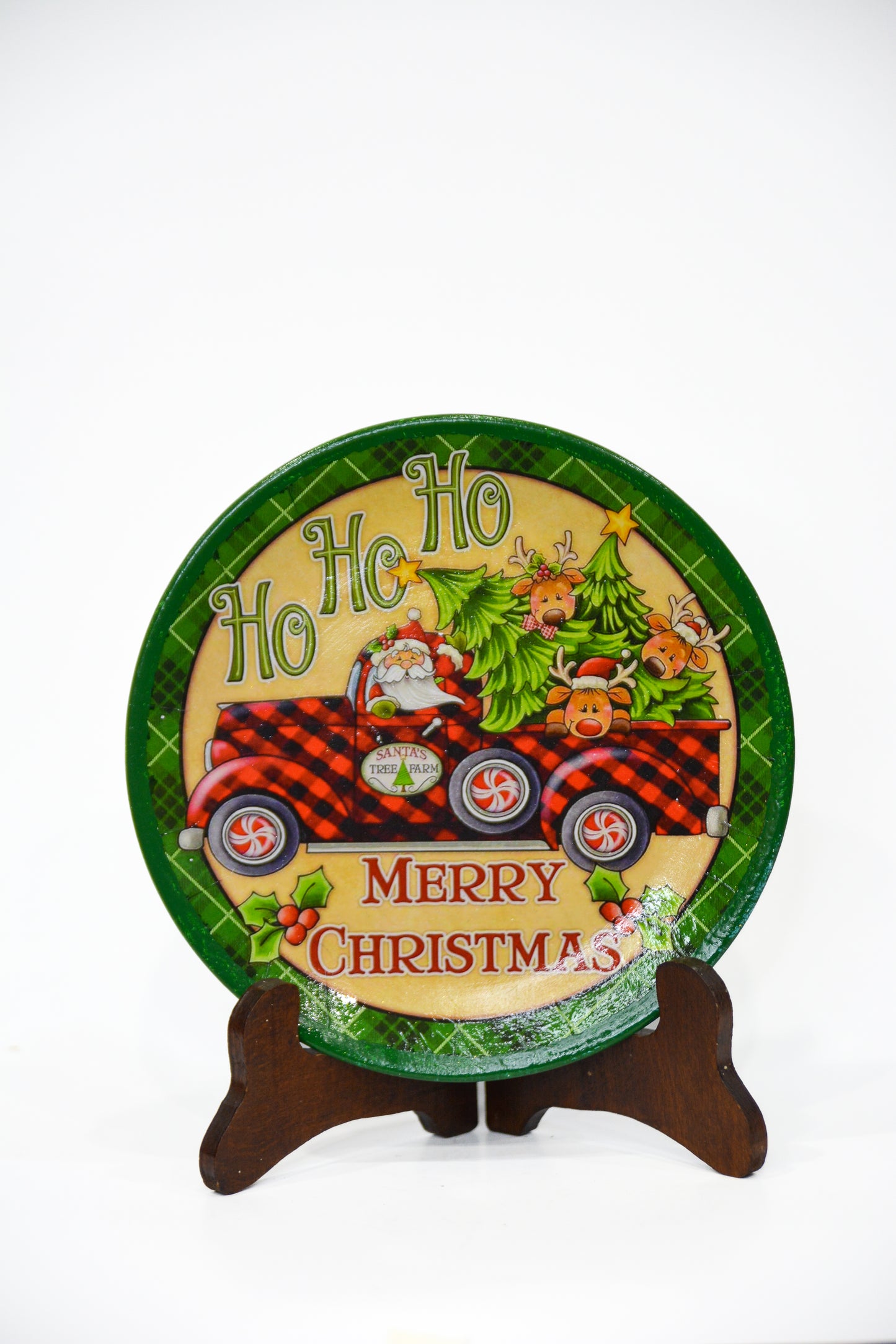 Merry Christmas Temalı Dekoratif Tabak