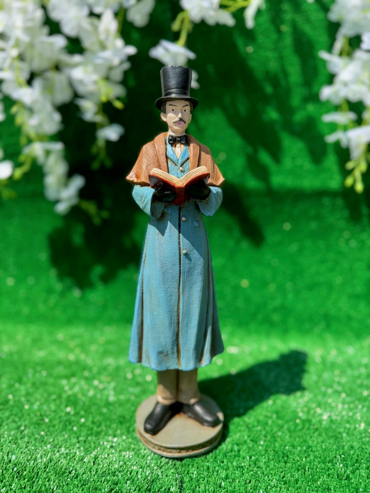 Victorian Dönemi Şarkıcıları El Boyaması Polyester Obje Seti (4 Parça)