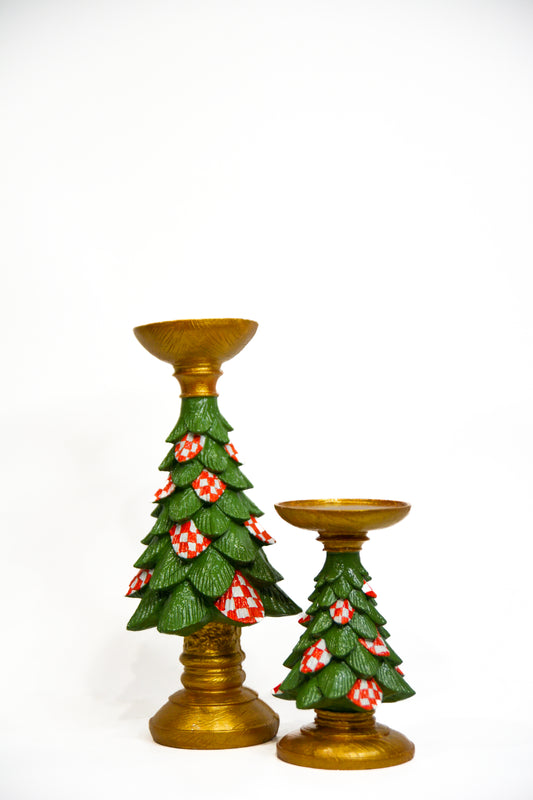 Çam Ağacı Tealight Mumluk set